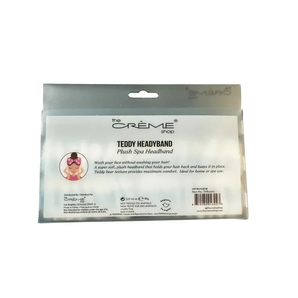 The Crème Shop Blue Striped Teddy Headband™ Plus Timeless Blend Primer 30ml NEW